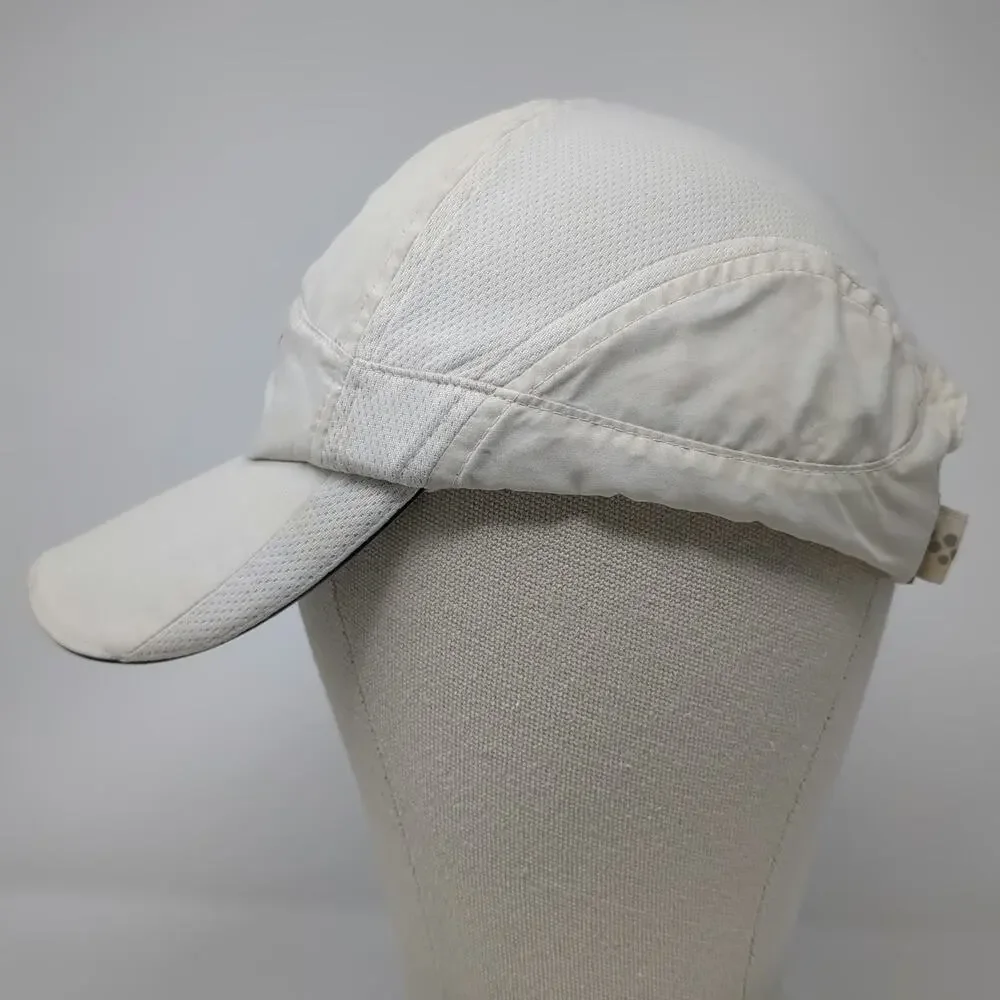 Nike Baseball Cap White One Size Dri-Fit Mesh Reflective Strapback Running Hat